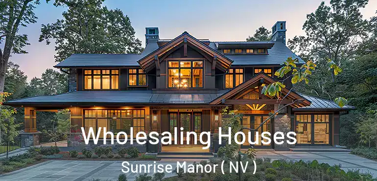  Wholesaling Houses Sunrise Manor ( NV )